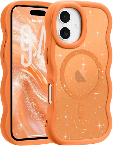 Vista 133 de Pepmune - Funda para iPhone 12 Pro Max con marco ondulado y estructura rígida, color mate claro, cubierta trasera unisex, compatible con Magsafe