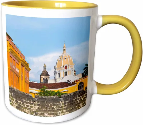 Vista 10 de 3dRose Taza de café, tamaño - 15oz - Cartagena, Colombia. Arquitectura colonial, Basílica - SA06 MWR0035 - Micah Wright Colombia - regalo divertido