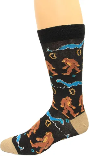 Vista 80 de K. Bell, calcetines retro varsity de lechuga para mujer Adultish (negro)
