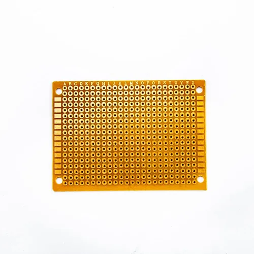 Vista 2 de 20 unids PCB 2.0 * 2.8 in Universal Breadboard Test Prototipo Juntas Amarillo Universal Experimento Matriz Placa de Circuito para Arduino DIY