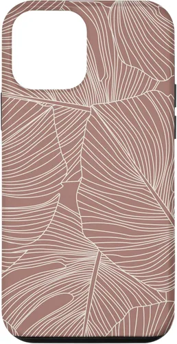 Vista 16 de Modern Minimal Neutral Tropical Monstera Leaf (Terracotta) Case for iPhone 17