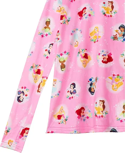 Vista 5 de Cuddl Duds Conjunto de ropa interior térmica para niñas, diseños de Frozen, Princesas Disney y Star Wars, capa base larga John para niños