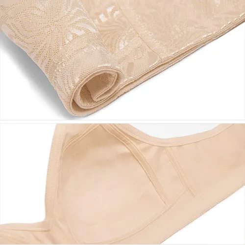 Vista 6 de Deyllo Women's Full Coverage Plus Size Comfort Minimizer Bra Wirefree Non Padded