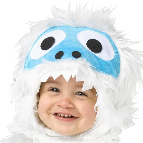 Vista 3 de Fun World Disfraz de Snow Beastie para niño, multicolor, grande
