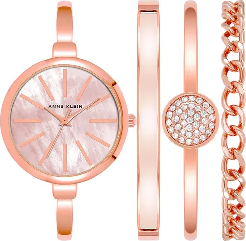 Vista 11 de Anne Klein Women's Bangle Watch and Bracelet Set