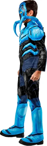 Vista 2 de Rubies DC Blue Beetle: disfraz de escarabajo azul para niños, talla S