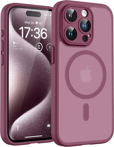 Vista 71 de TOCOL Funda para iPhone 11, compatible con Magsafe, protección completa de cámara, imanes integrados, protección contra caídas, funda translúcida