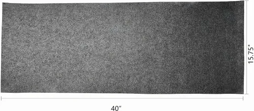 Vista 4 de SHENGOCASE Almohadilla de fieltro autoadhesiva recortable de repuesto para estantes de árbol de gato, escalones de muebles de pared de gatos Negro