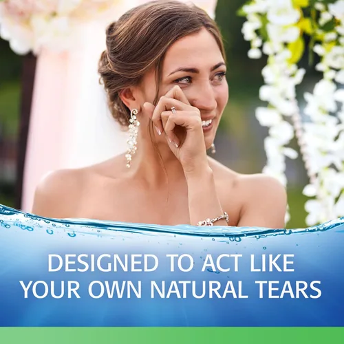 Vista 5 de Gotas lubricantes oculares Refresh Tears para ojos secos, 0.5 fl oz estériles