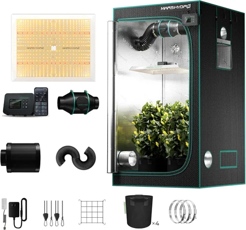 Vista 10 de MARS HYDRO Kit de tienda de cultivo inteligente 3x3 con TS1000