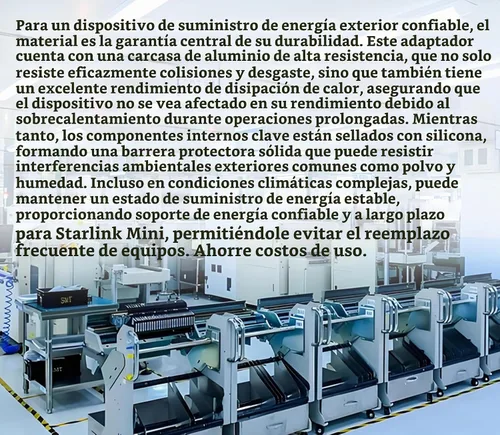 Vista 7 de Adaptador Starlink Mini de 12 V, convertidor de 12 V/24 V a 30 V 3.5 A con cable de alimentación de CC, cable adaptador de alimentación de entrada