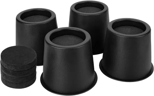 Vista 8 de Elevadores de cama de 2 pulgadas, elevadores redondos de muebles para patas delgadas, elevadores de patas de mesa y silla, protectores de suelo