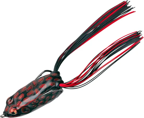 Vista 8 de BOOYAH Pad Crasher Topwater Bass Pesca Hueco Cuerpo Rana Señuelo con ganchos sin malas hierbas