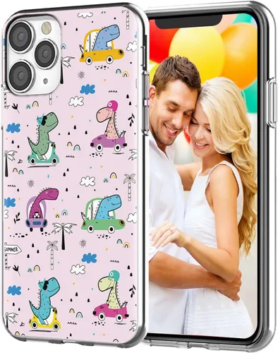 Vista 11 de Funda para iPhone 12, para iPhone 12 Pro, funda protectora completa a prueba de golpes, delgada, suave, TPU transparente, para niñas, mujeres