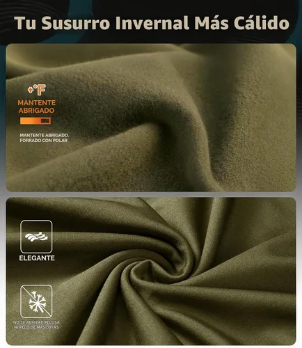 Vista 89 de Conjunto de ropa interior térmica para hombre, ropa interior larga 1#verde militar