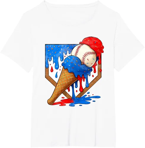 Vista 37 de Camiseta de béisbol desgastada para niños y jóvenes