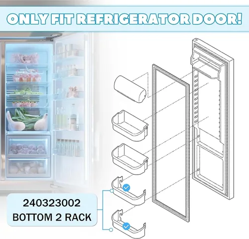 Vista 4 de Kojem 240323002 PS429725 AP2115742 - Estante de repuesto para puerta de refrigerador, compatible con Frigidaire Refrigerador, estante de puerta