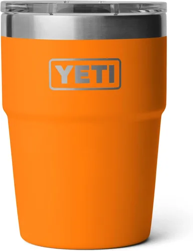 Vista 20 de YETI Rambler - Vaso apilable de 16 onzas, aislado al vacío, de acero inoxidable con tapa MagSlider Apilable