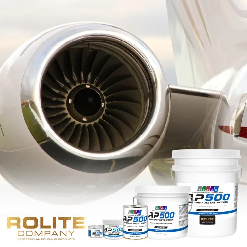 Vista 2 de Rolite AP50045z Modelo AP500 - Pulidor de metal para aeronaves, 4.5 onzas, pulido ultra fino para superficies de aluminio y metal desnudo, elimina