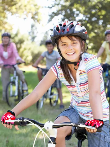 Vista 6 de Geyoga 12 pares de guantes de ciclismo antideslizantes de gel para niños, guantes de ciclismo para niños de verano, para montar al aire libre, 5-8