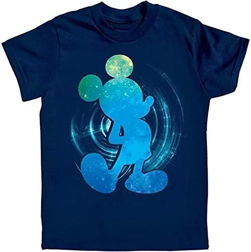 Vista 2 de Disney Camiseta juvenil galáctica Mickey Mouse azul marino