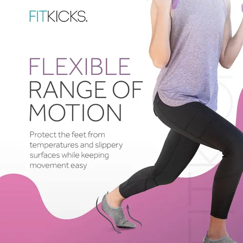 Vista 5 de FITKICKS Live Well Collection Active Foldable Lifestyle Footwear Supportive Barefoot Grip Strap Toe Guard Flexible Range of Motion