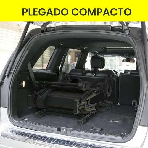 Vista 4 de Jeep Deluxe Wrangler Cochecito Wagon con bolsa enfriadora y organizador para padres por Delta Children, negro/verde