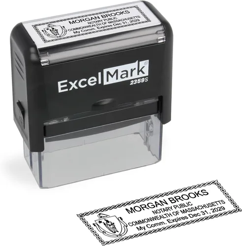 Vista 8 de ExcelMark Sello de Notario para Todos los 50 Estados - Sello Oficial del Estado - Alabama