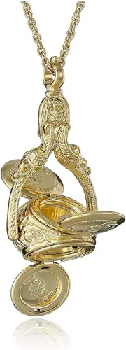 Vista 3 de 1928 Jewelry Colgante con medallónguardapelo giratorio triple, 30 pulgadas.