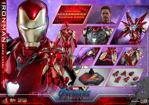 Vista 7 de Hot Toys Marvel: Avengers Endgame - Iron Man Mark LXXXV - Figuras a escala 1:6, multicolor, HT904599