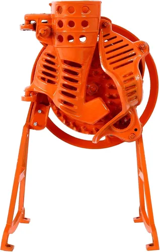Vista 7 de Desgranadora manual de maíz resistente con soporte y volante, construcción de acero, herramientas de eliminación de maíz para trituradora de maíz