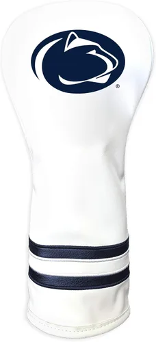 Vista 14 de Team Golf NCAA Funda para Cabeza de Palo de Golf Fairway Vintage Blanca, Diseño que se Ajusta a la Forma, Diseño Retro