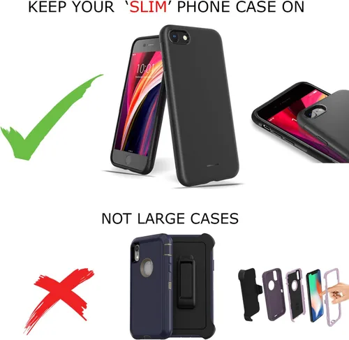 Vista 6 de Brazalete para correr impermeable compatible con iPhone 12 con bolsillos adicionales para llaves, dinero en efectivo y tarjetas de crédito. Soporte