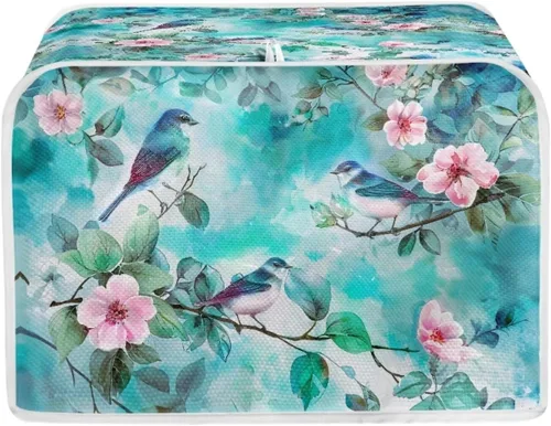 Vista 22 de Fundas decorativas para tostadora de notas musicales otoñales de 2 rebanadas para electrodomésticos de cocina pequeños, cubierta reversible