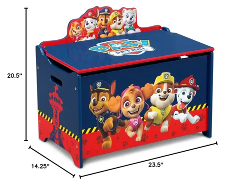 Vista 9 de Delta Children - Caja de juguetes Deluxe, PAW Patrol