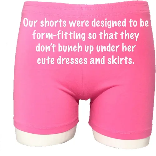 Vista 3 de Shorts escolares bajo falda, Sparkle Farms Girls, paquete de 3, tallas 3 -12
