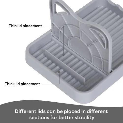 Vista 3 de Soporte para utensilios de plástico para cucharas, sin BPA, soporte para cuchara de cocina para gatos, para cucharas, tapas de olla, espátulas