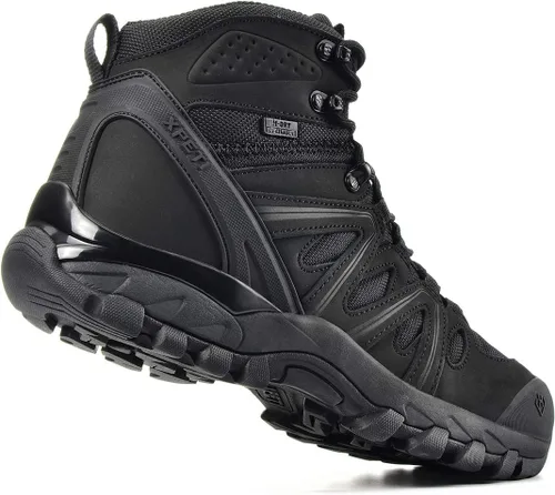 Vista 7 de XPETI -FORCE Botas tácticas medias, botas militares ligeras Negro