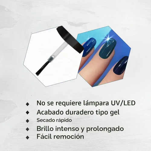 Vista 3 de Seche Vive - Kit profesional, capa superior de efecto gel instantáneo para esmalte de uñas, repuesto de 4 onzas y 0.5 onzas