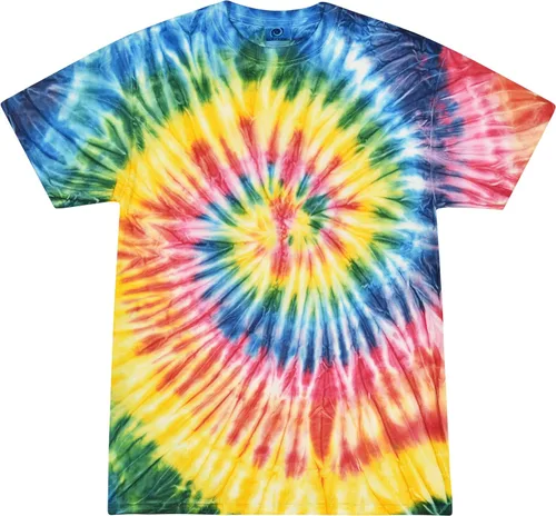 Vista 4 de Colortone Camisetas Tie Dye para Hombre y Mujer - Camisetas de manga corta unisex Tie-Dye para adultos Acadia