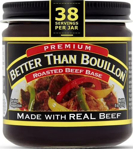 Vista 8 de Better Than Bouillon - Base de jamón premium, hecha con jamón sazonado, base mezclable para sabor añadido, 38 porciones por frasco, frasco de 8