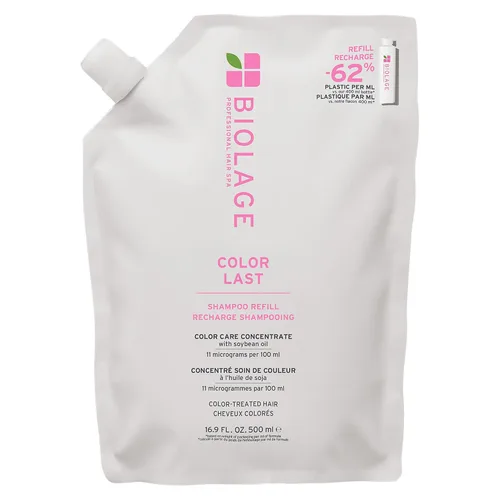 Vista 13 de Champú Biolage Color Last - Para cabello teñido, nutre, fortalece, hidrata y añade brillo, aceite de soja y ácido esteárico, sin parabenos ni aceite