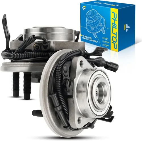 Vista 68 de PHILTOP 512012 x2 Conjunto de cubo de cojinete de rueda trasera para Volkswagen Jetta for 1998-2010 Volkswagen Beetle, 1999-2005 Volkswagen Jetta