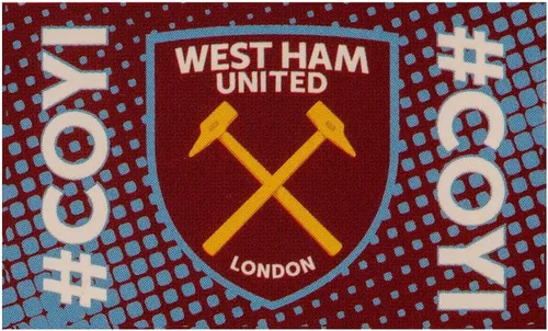 Vista 2 de West Ham United Bandera Come On You Irons de 5 x 3 pies - Auténtica EPL