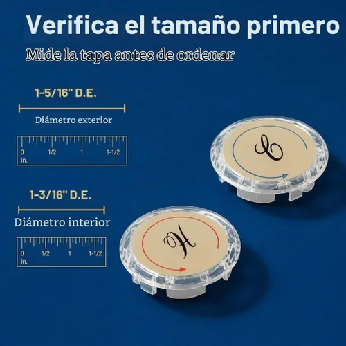 Vista 5 de Prime-Line MP54300 Botones de índice universales, 1-5/16 pulgadas