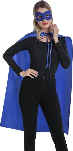 Vista 3 de Capas y máscaras de superhéroes para adolescentes, adultos, hombres, mujeres, para construir en equipo, para fiesta, disfraz de Halloween, paquete