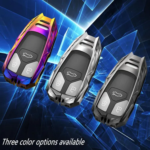 Vista 7 de Funda para Llavero Audi, Llavero, Protección de Aleación de Zinc Funda para Llave de Automóvil para A3 A4 A5 A6 Q7 Q5 TTS SQ5 R8 RS4 RS5 S5