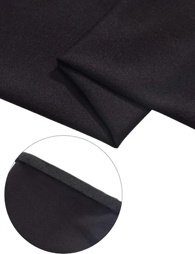 Vista 7 de Mudder 8 Pairs UV Sun Protection Cooling Arm Sleeves for Men Women Youth Silk Compression Arm Cover Breathable Outdoors Sport Negro