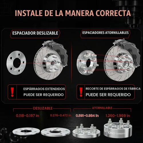 Vista 6 de Customadeonly Espaciadores de Llanta 5x120 para Camaro 2010-2024, Impala 2014-2020, Corvette C8 2020-2024, CTS 2008-2019, CT5 2020-2023