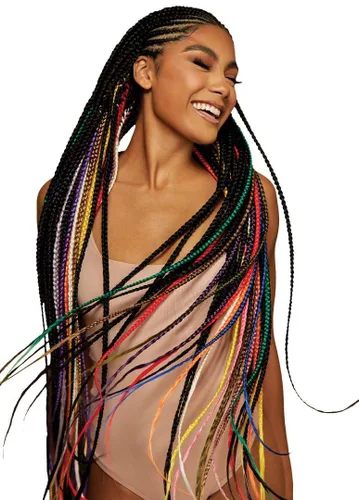 Vista 4 de Outre X-Pression Braid - Trenza preestirada 52" 3X, Negro jet 1
